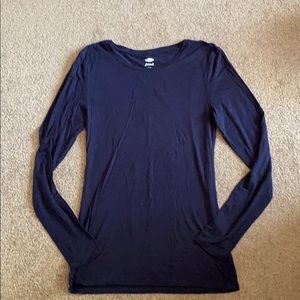 Dark blue long sleeve shirt
